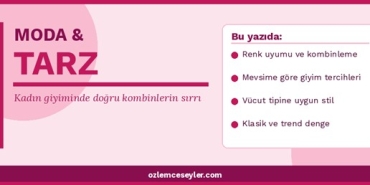 Kadın Giyiminde Tarz ve Özgüven